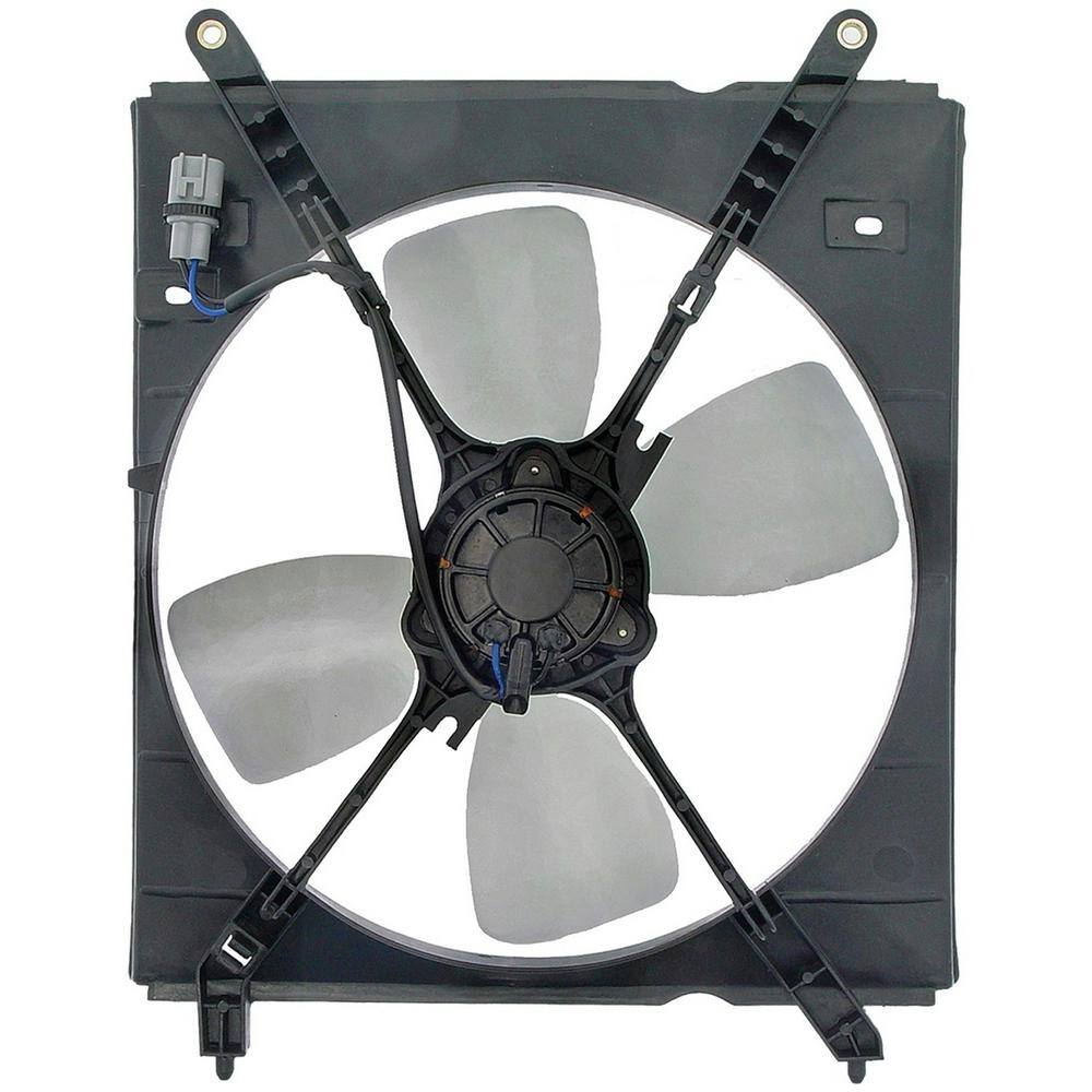 thumbnail interactive-video image 1 of Autohai Radiator Cooling Fan Assembly For 2012-2017 Toyota Camry – 12V, Curved Blade, 1-Year Warranty 1 of 2