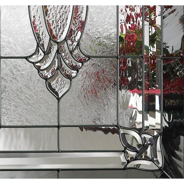 36 in. x 80 in. Providence Center Arch Willow Wood Left Hand Inswing Painted Steel Prehung Front Door with Brickmold