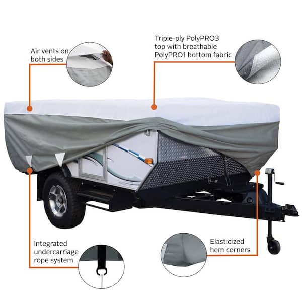 Classic Accessories 80-038-143106-00 Polypro 3 Deluxe Camper Trailer Cover