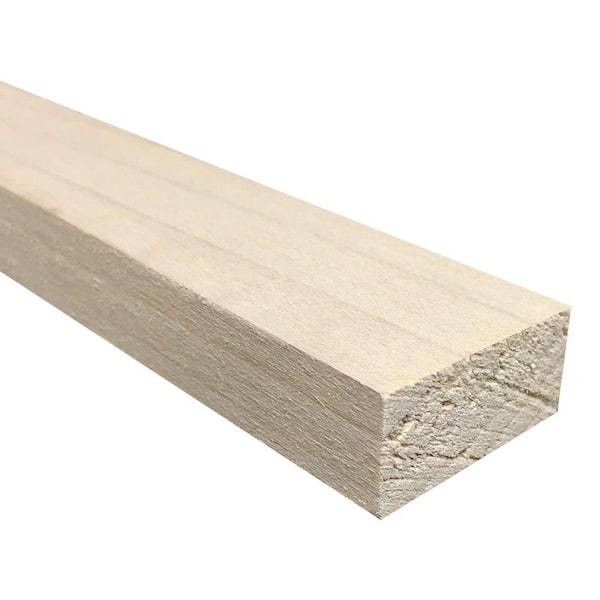 Weaber 1 in. x 2 in. x 8 ft. S4S Poplar Board