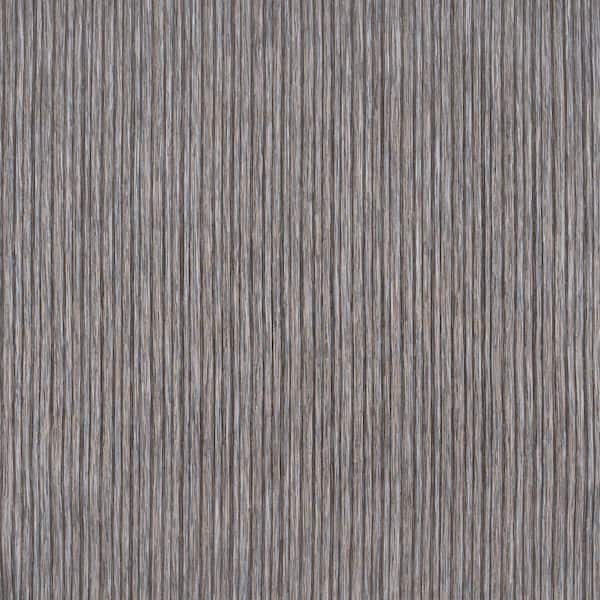 Finn Modern Farmhouse Pinstripe Dary Gray/Blue 6 ft. 7 in. Square Indoor/Outdoor Area Rug