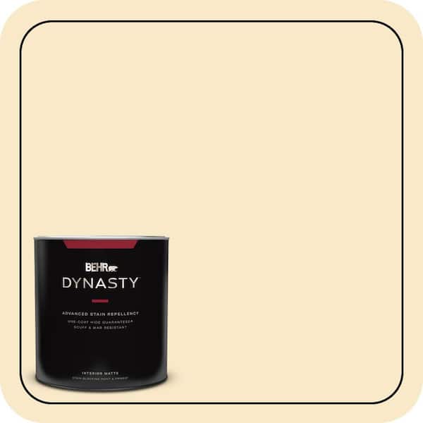 BEHR DYNASTY 1 qt. #PPL-40 Summer Sunshine Matte Interior Stain-Blocking Paint & Primer