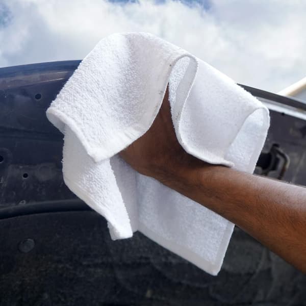 HDX 14 in. x 14 in. Multi-Purpose Terry Towels (100-Pack) T-00902