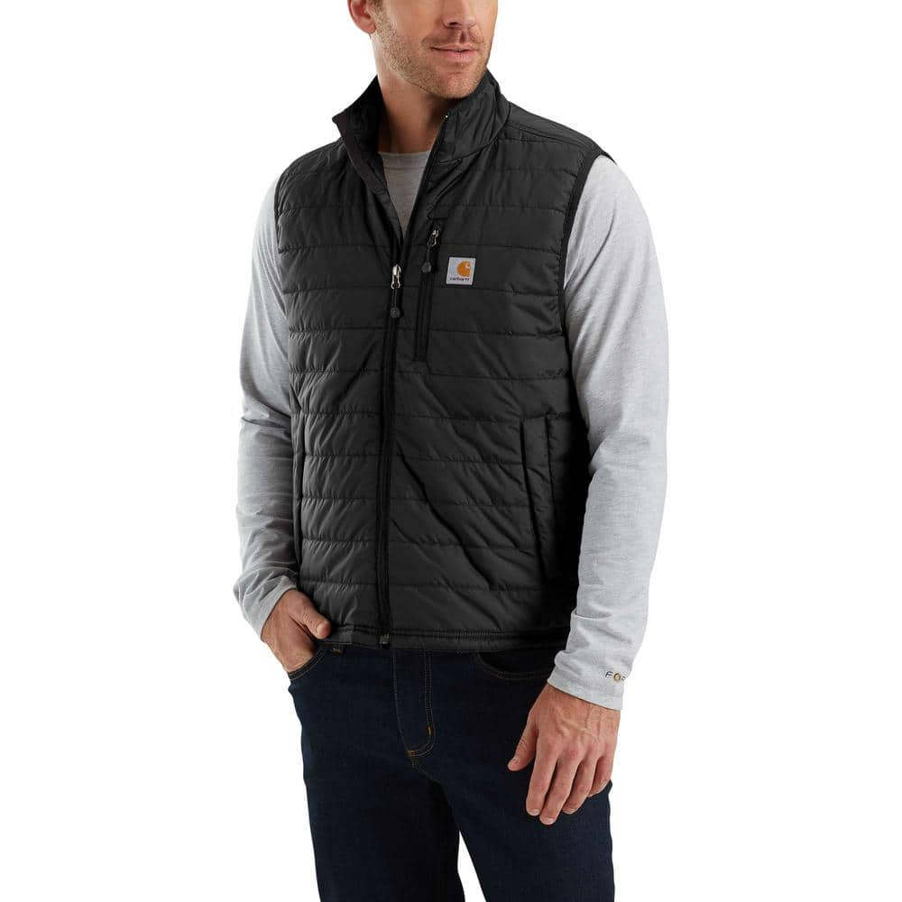 Carhartt Men's Large Tall Black Cordura Nylon Gilliam Vest 102286-001 - The  Home Depot