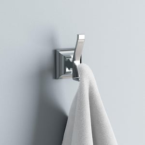 Leonard Collection Double Robe Hook in Chrome