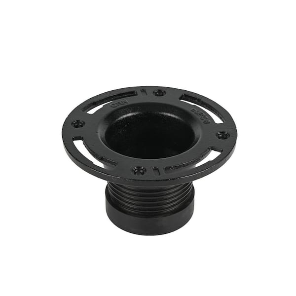 Everbilt Twist-N-Set 4 in. Cast Iron Toilet Flange 112060021008