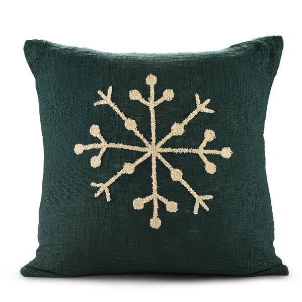 snowflake lumbar pillow