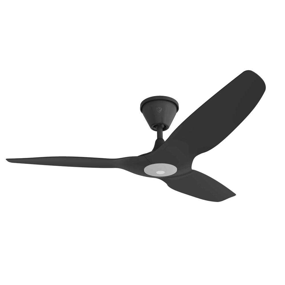 Big Ass Fans Haiku Coastal 52 in. Dia Smart Marine/Coastal Grade Outdoor  Ceiling Fan with 2700K LED, Matte Black Mount 5 in. Ext Tube ...