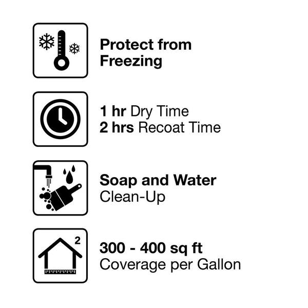 BEHR PRO - 1 gal. #PPU25-11 Salt Cellar Dead Flat Interior Paint