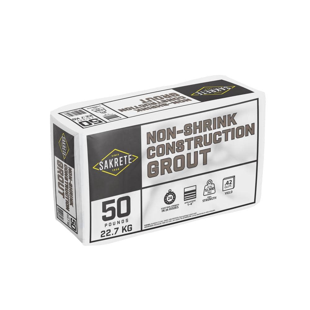 SAKRETE 50 lb. Gray Contractor Grout Concrete Mix 65250560 The Home Depot
