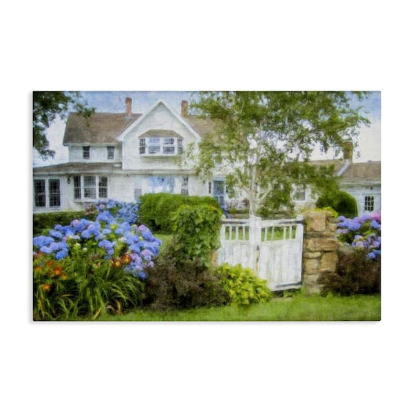 Stupell Industries Beach Getaway Cottage by Graffi tee Studios Unframed Architecture Graphic Art Print 20 in. x 30 in.
