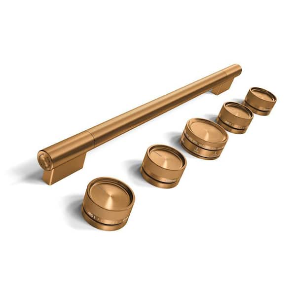 Bronze Commercial-Style Dual Fuel Range Handle and Knob Hardware Accessory Kit 1-pack
