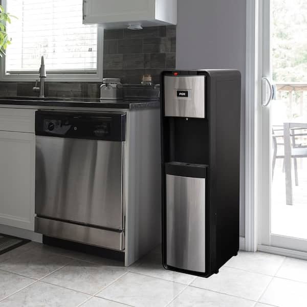 PUR Bottleless Point-of-Use Hot/Room/Cold Water Dispenser in Black and  Stainless with Dual-Stage Water Filtration System P2QC8506BLS - The Home  Depot