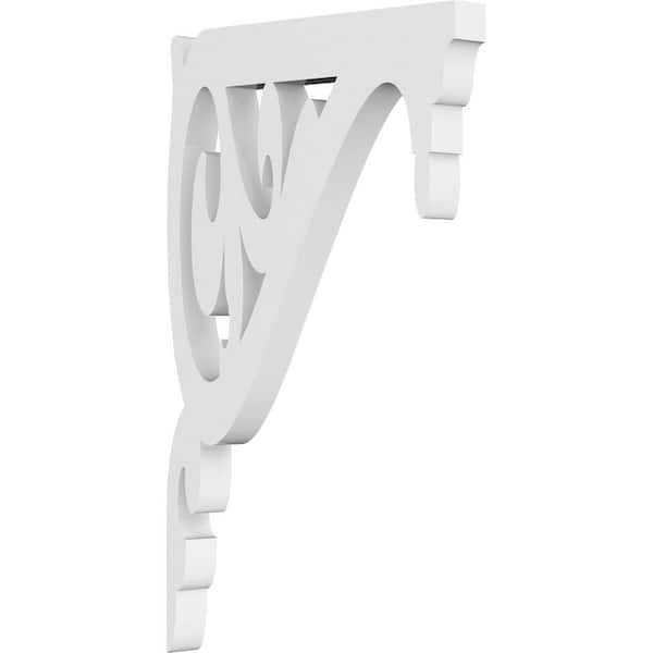Ekena Millwork 5/8 in. W x 8 in. H x 5 in. D PVC Whitman Bracket