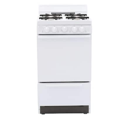 Summit Appliance 20 in. 2.3 cu. ft. Electric Range in White RE203W1 - The  Home Depot