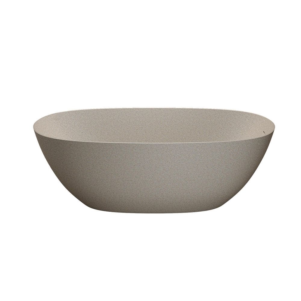 61 in. x 31 in. Freestanding Soaking Bathtub with Center Drain in Orange price history on PriceWatchPro