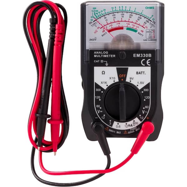 Power Gear 500-Volt Analog Multimeter