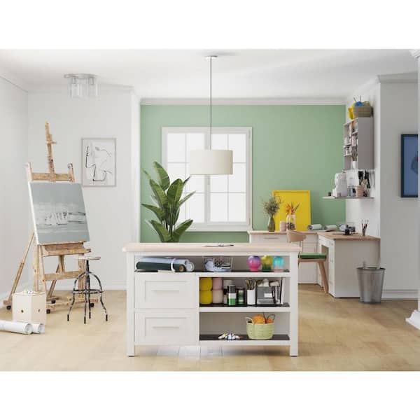 Markor Collection 18.12 in. 3 -Light Ecru Linen Transitional Pendant