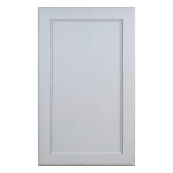 WG Wood Products 15.5 in. W x 31.5 in. H 3.5 in. D Dogwood Inset Panel Primed Gray Recessed Medicine Cabinet without Mirror