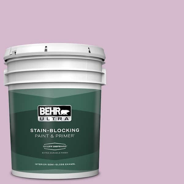 BEHR ULTRA 5 gal. #M110-3 Bedazzled Extra Durable Semi-Gloss Enamel Interior Paint & Primer