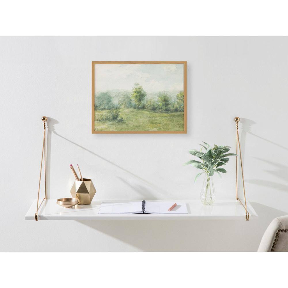 George Inness Landscape Print with Gold Frame, 16x12