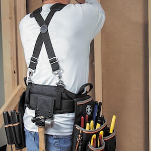 Black Nylon Tradesman Pro Suspenders