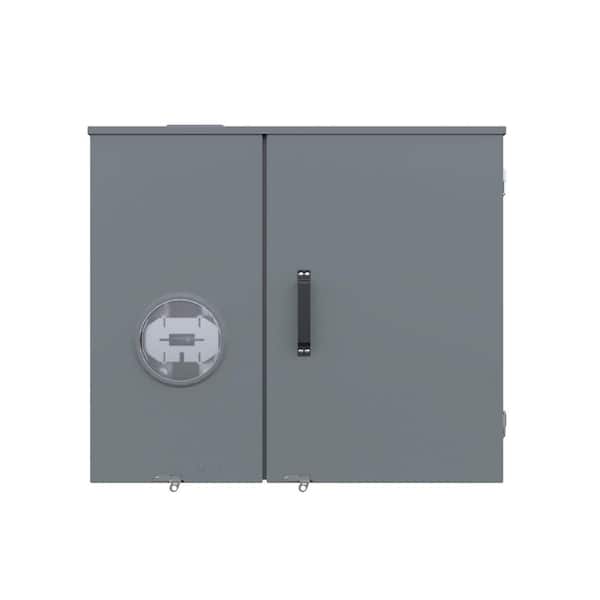 400 Amp 8-Space 16-Circuit Overhead/Underground Fed Ringless Type Meter Main Combo Load Center