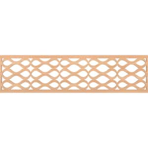 Somerset Fretwork 0.25 in. D x 47 in. W x 12 in. L Hickory Wood Panel Moulding