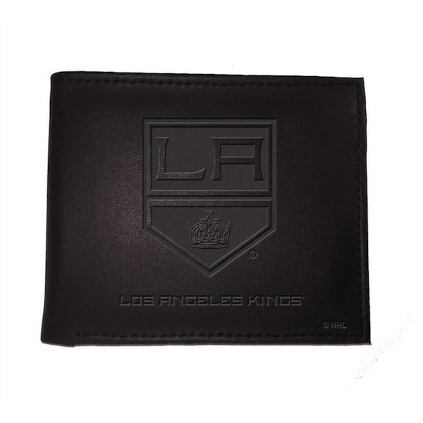 Los Angeles Kings Black Leather Tri-fold Wallet 