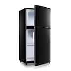 JEREMY CASS 1.1 cu.ft. Mini Freezer in Black with Stainless Steel, Manual  Defrost NBLMRY23042701 - The Home Depot