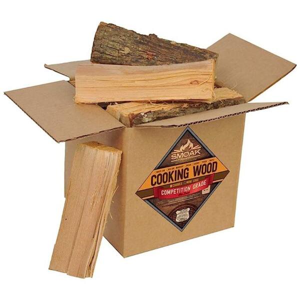 8″ Hickory Cooking Wood Splits – Large Box