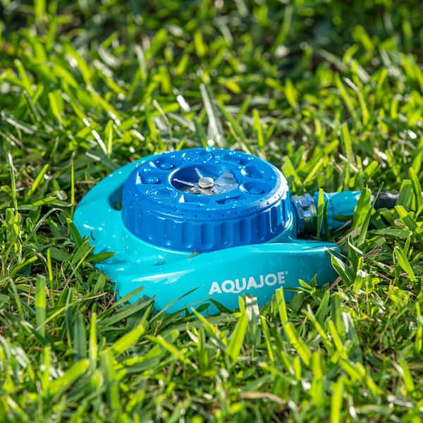 Lawn Sprinkler TrueLiving Impact Resistant Turret  Plastic Green Or Blue New 