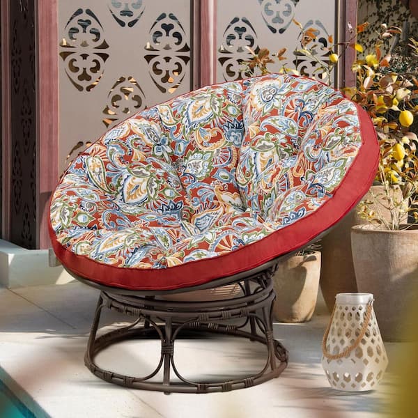 papasan lounge chair with cushion