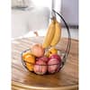 Spectrum Euro Small Fruit Tree & Basket, Produce Saver Banana Holder & Fruit  Bowl for Kitchen Counter & Dining Table, Black A18910 - The Home Depot