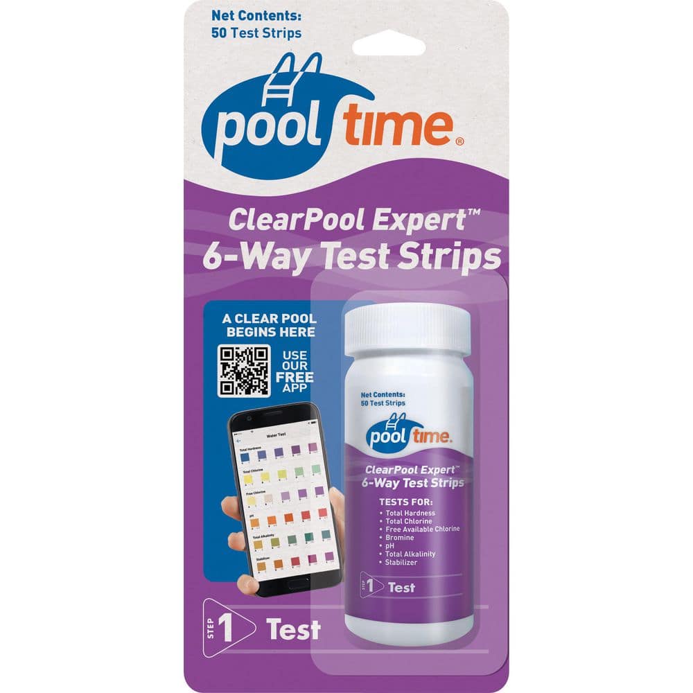 Pool Time - Clear Pool Expert 6-Way Test Strips
