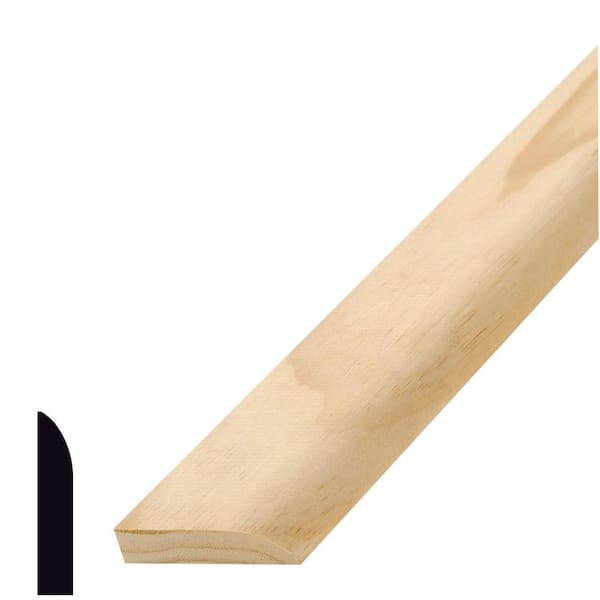 Alexandria Moulding LWM 843 7/16 in. x 2-1/8 in. Pine Stop Moulding