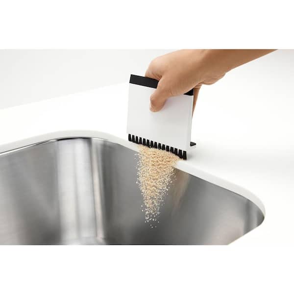  2PACK Sink Squeegee and Countertop Brush, Kitchen
