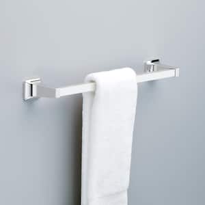 Futura 18 in. Towel Bar Bath Hardware Accessory in Polished Chrome (2-Pack)