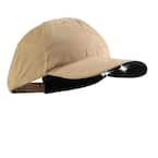 POWERCAP LED Hat 25/10 Ultra-Bright Hands Free Lighted Battery Powered Headlamp Khaki Unstructured Cotton