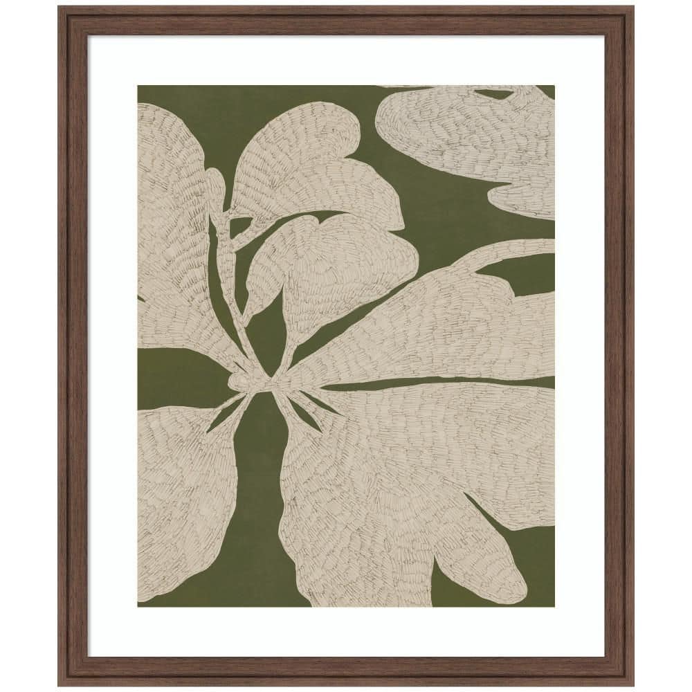 "Florence ""Leafy Whispers"" by Treechild Nature Framed Art Print 26 in. x 22 in." price history on PriceWatchPro