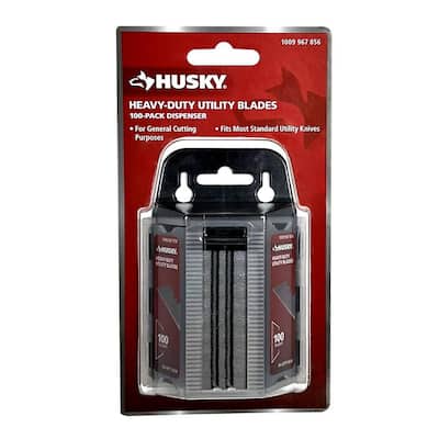 Steel Utility Blades (100-Pack)