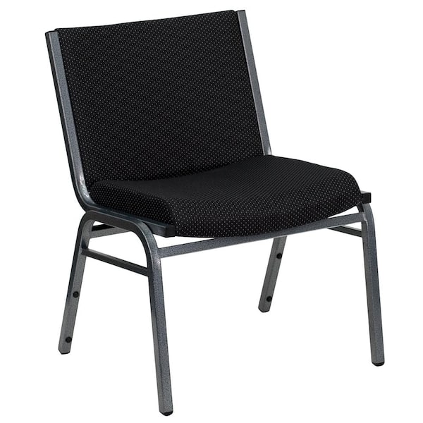 Carnegy Avenue Fabric Stackable Chair in Black