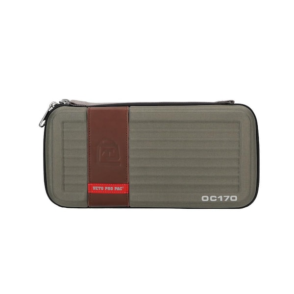VETO PRO PAC 13.5 in Small Gray Nylon Tool Pouch with Pen Knife Pliers Screwdriver Wrench Utility Knife Holder