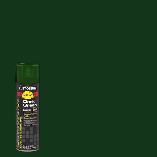 Rust-Oleum 15 oz. Rust Preventative Gloss Dark Green Spray Paint (Case of  6) V2137838 - The Home Depot