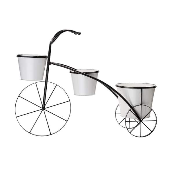 HOTEBIKE 4.5-7.1 in. White Ceramic Plant and Flower Pot, Indoor and Outdoor  Planter (5-Piece Set) LING10142 - The Home Depot