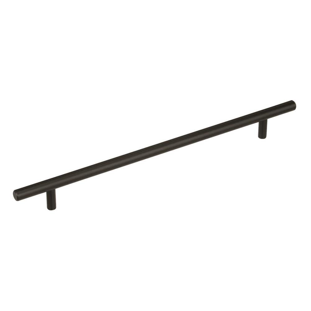 Bar Pulls 10-1/16 in. (256mm) Modern Black Bronze Bar Cabinet Pull