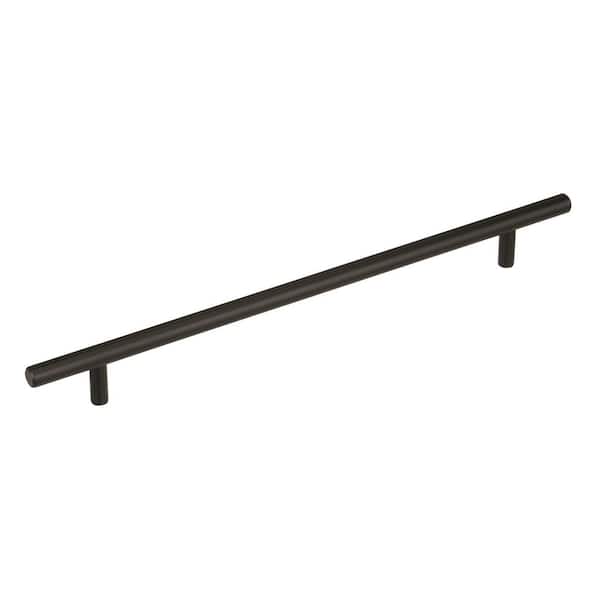 Amerock Bar Pulls 10-1/16 in. (256mm) Modern Black Bronze Bar Cabinet Pull