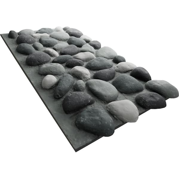 Ekena Millwork Everstone River Rock 24.75 in. x 49 in. Urethane