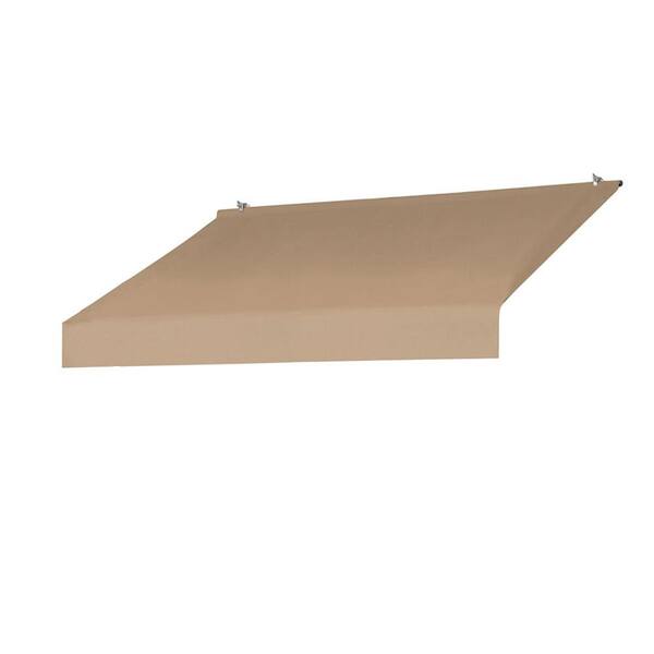 Awnings in a Box 6 ft. Designer Fixed Awning Replacement Cover in Sand