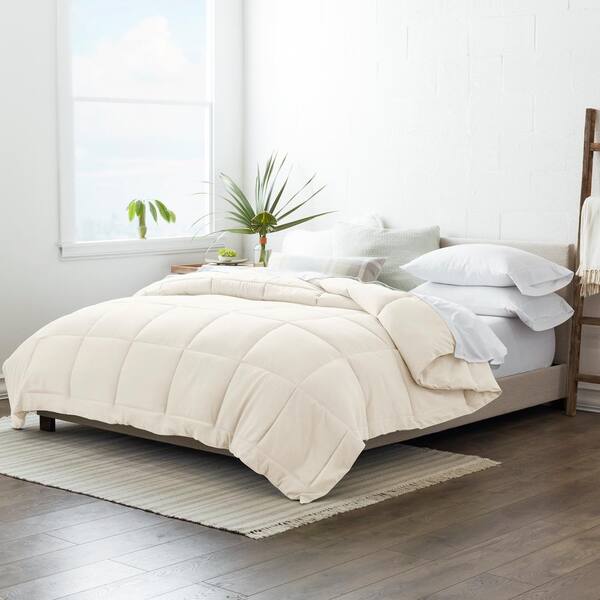 Becky Cameron Performance Ivory Solid King Comforter